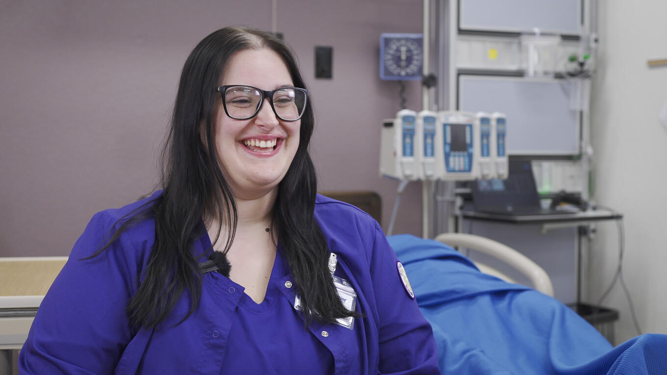 Butler Community College Nursing student Hayley Campbell-Zirkel continues education, despite significant fire loss 